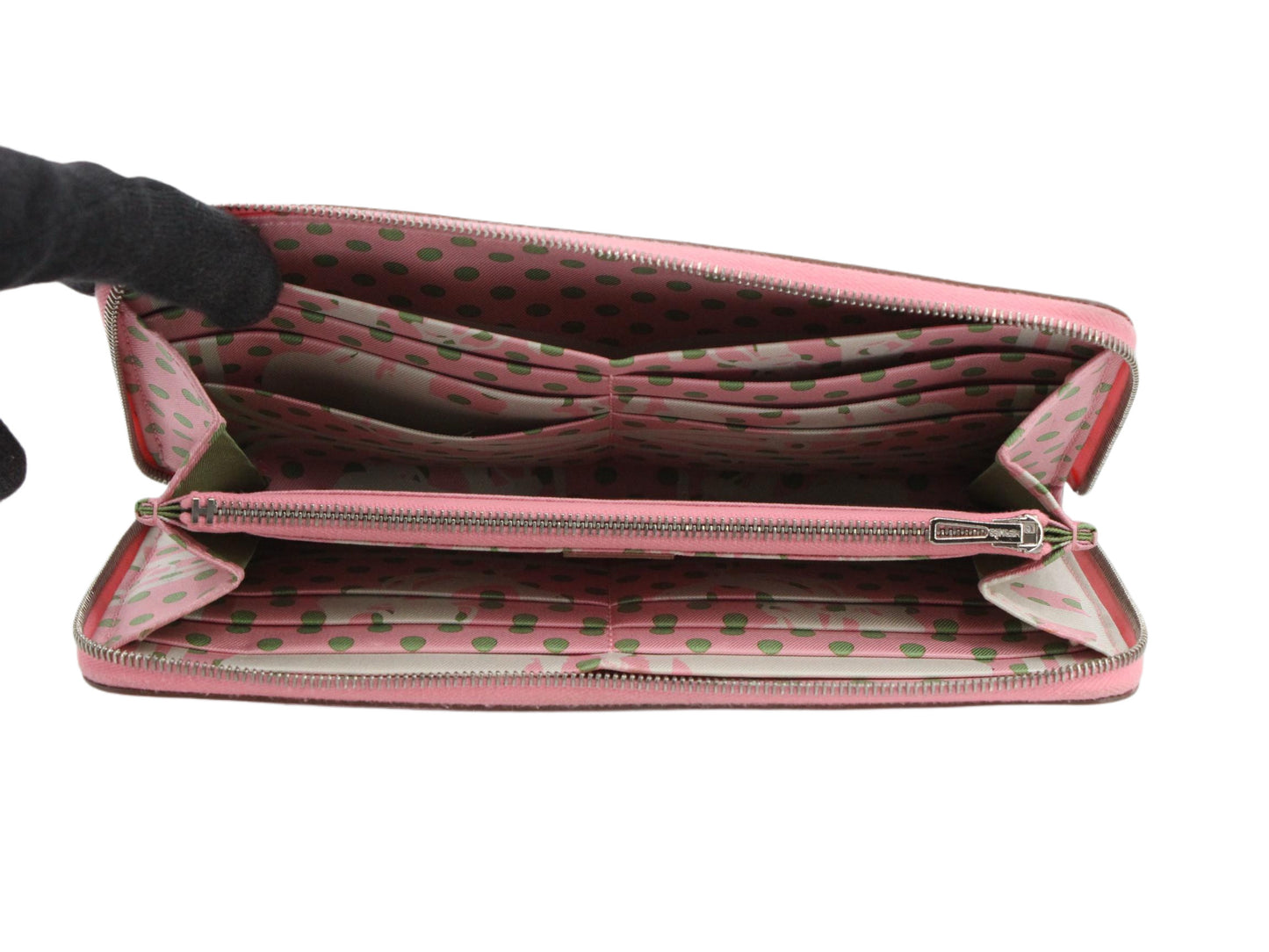 Hermes Azap Silk-in Epson Rose Confetti Z Engraved