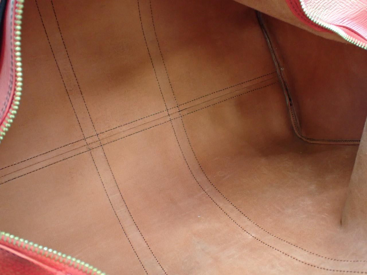 Louis Vuitton Keepall 55 Castillian Red