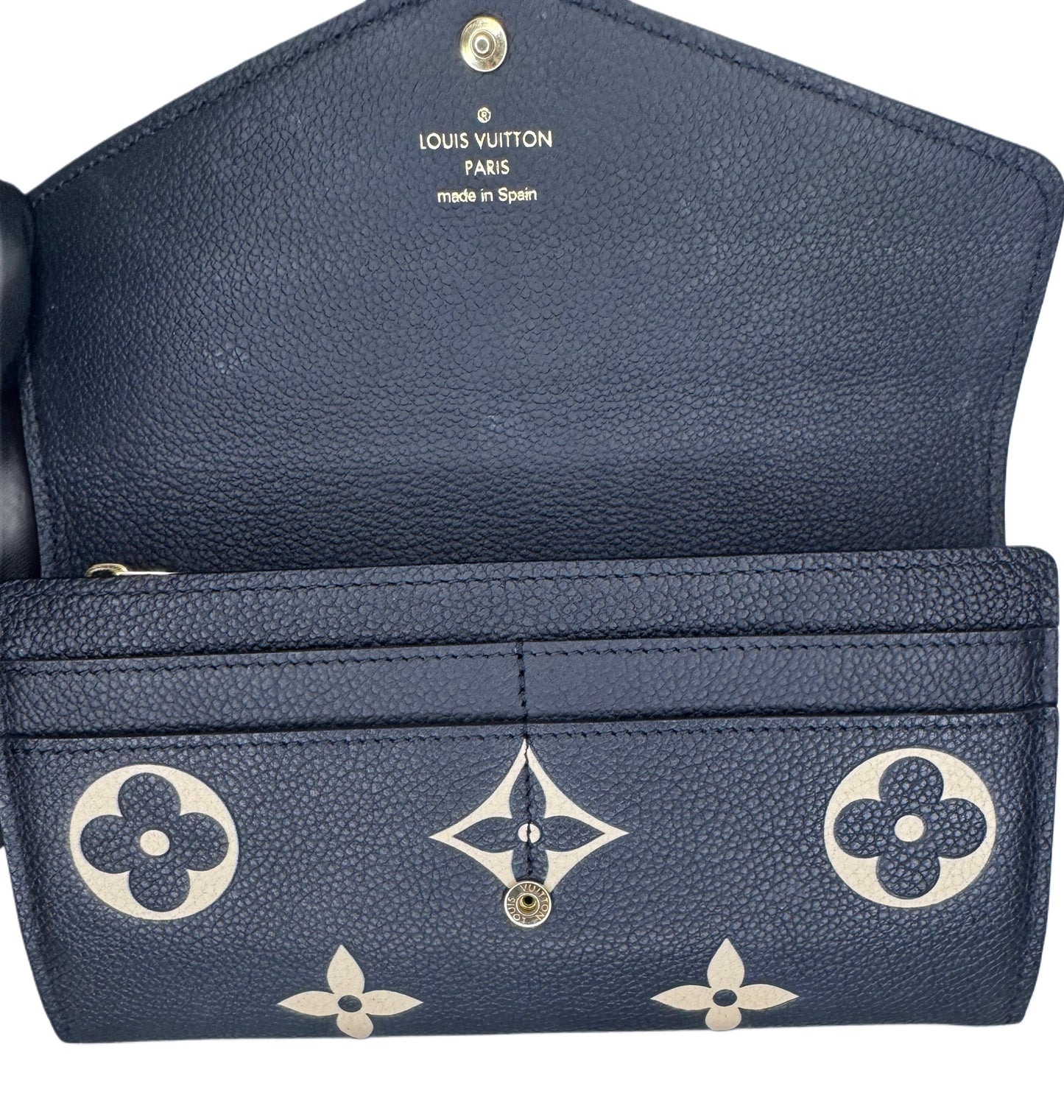 Louis Vuitton Sarah Bicolor Monogram  In Empreinte leather