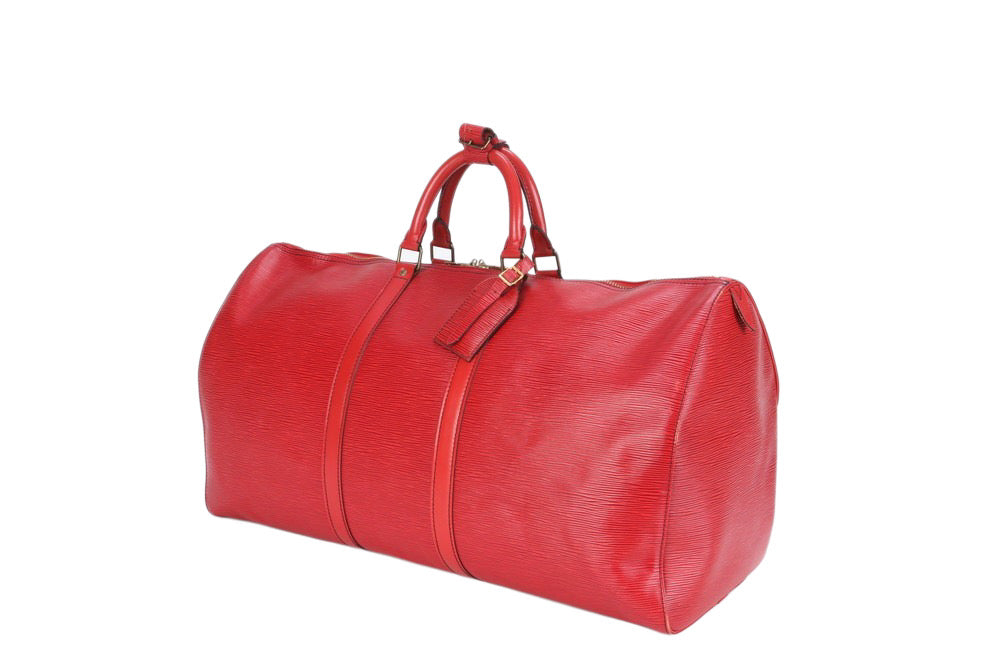 Louis Vuitton Keepall 55 Castillian Red