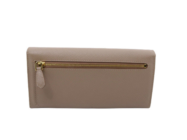 Prada saffiano long wallet