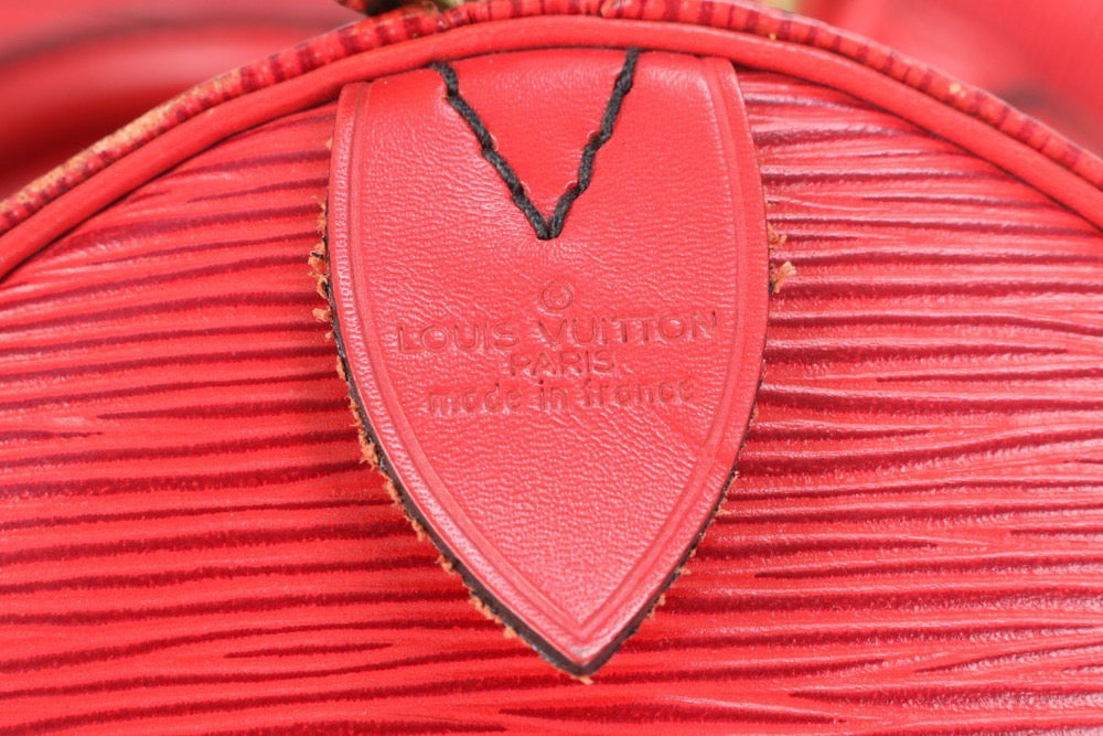 Louis Vuitton Keepall 55 Castillian Red
