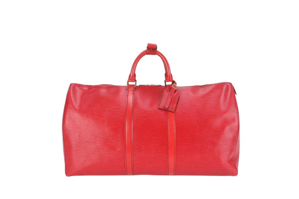 Louis Vuitton Keepall 55 Castillian Red